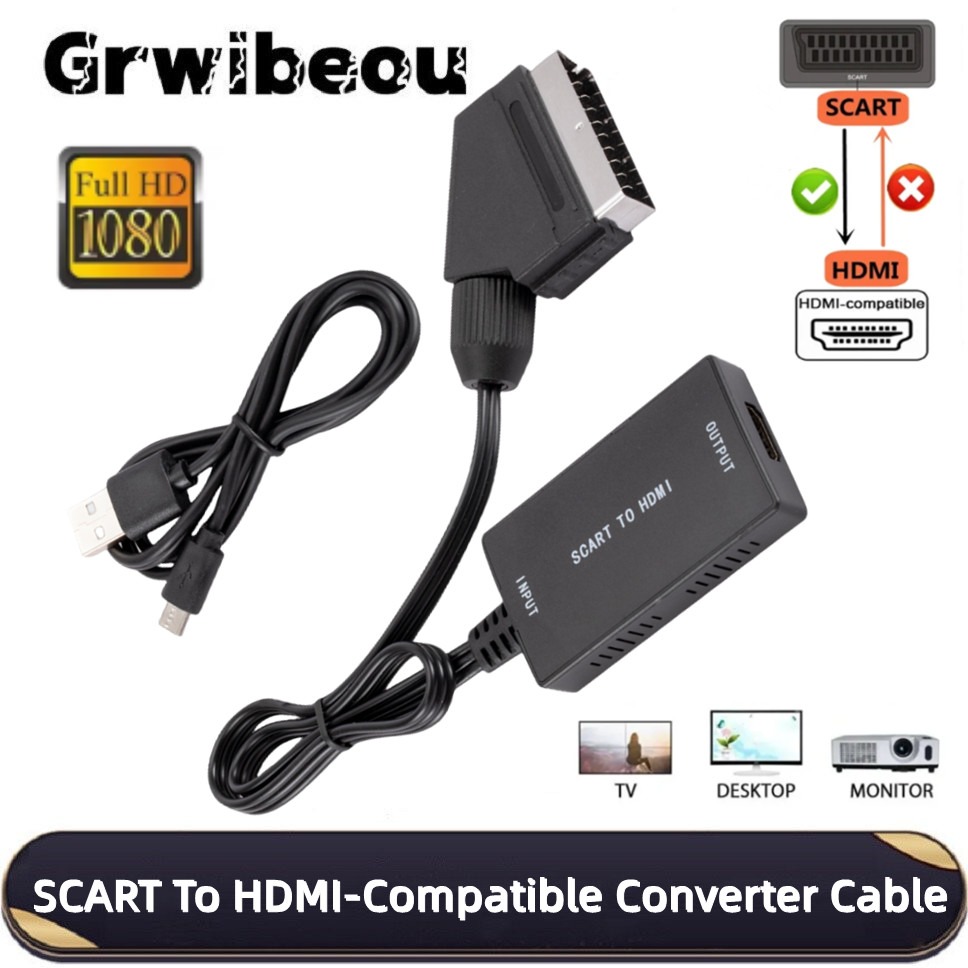 HD1080P SCART To HDMI-Compatib - Scart To Hdmi recension och pris